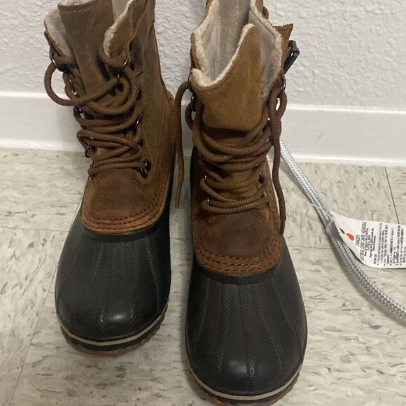 NWOT Sorel Fancy Lace II in Elk/Grizzly Bear - Picture 3 of 9